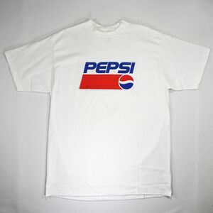 Vintage Y2K Single Stitch Pepsi Double Sided Made in USA Hebrew T-Shirt - XL
